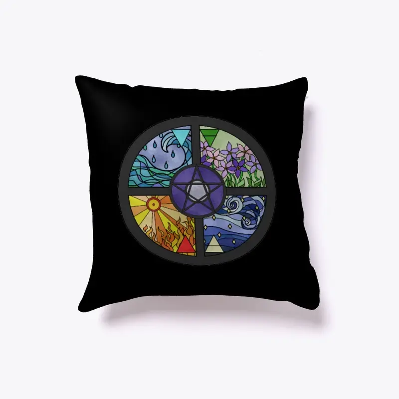 Stained Glass Pentacle